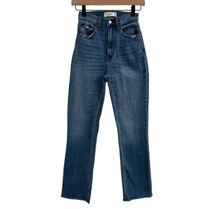 Abercrombie & Fitch Blue Curve Love High Rise Jeans